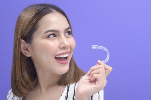 Invisalign clear aligners treatment